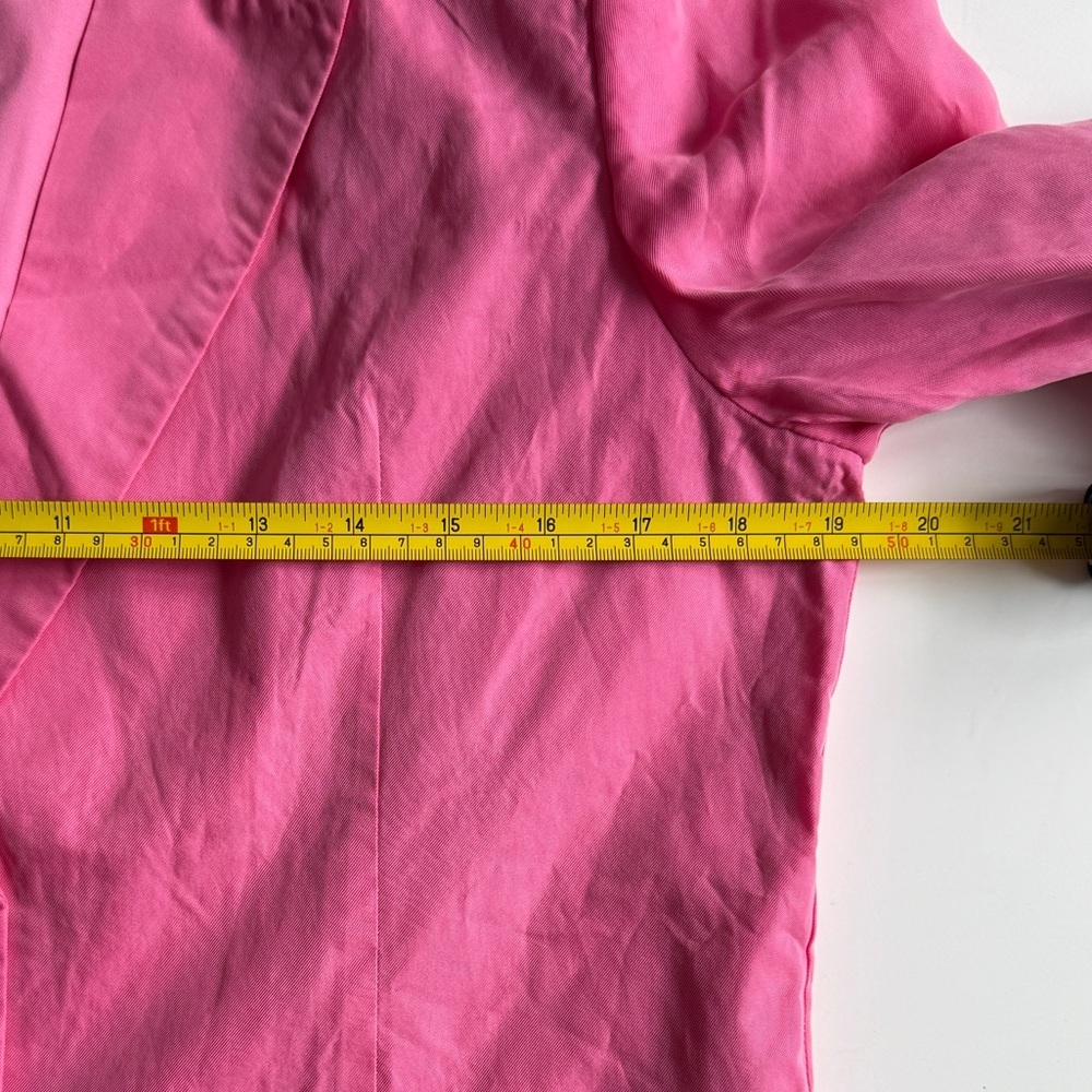 NWT Ena Pelly Lillian Curpo Pink Blazer 4 Preppy Lightweight Soft Summer Workwe - Picture 3 of 14